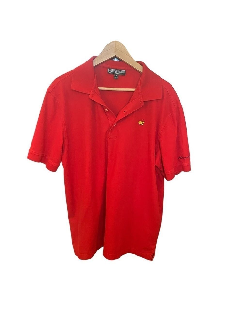 Masters Collection Pima Cotton Golf Polo Shirt Red XL